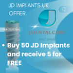 Buy 50 JD Implant and receive 5 for FREE